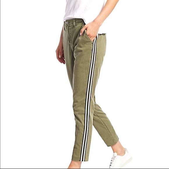 L'AGENCE Jem High-Rise Trousers w/ Side Stripes cropped over the ankle Size 25 - Picture 5 of 13